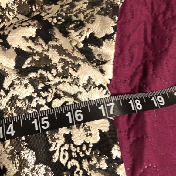 Metallic silver and black shiny dress size small - Picture 3 of 6